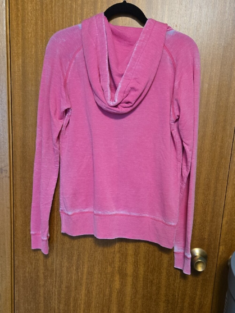 NWT Vintage Y2K Powder Room Pink Mineral Wash Full-Zip Hoodie - Size M - Picture 6 of 6